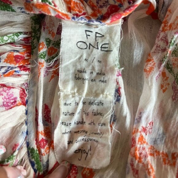 Free People One Floral Blouse - Picture 7 of 7